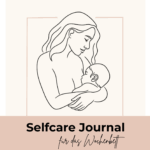 Selfcare Journal Wochenbett Geschenkidee Geburt Geschenkidee Mama