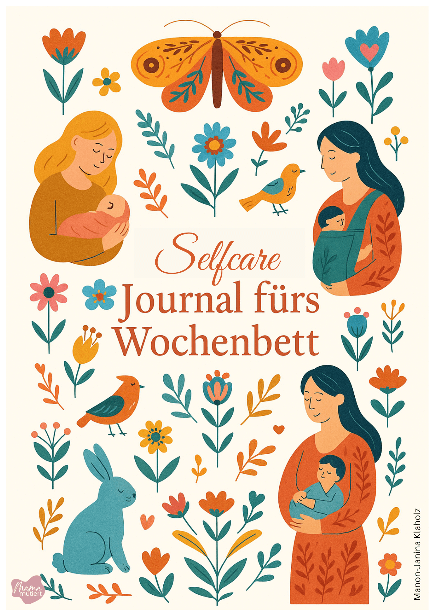 Selfcare Journal Wochenbett, Post Partum, Geschenk Wochenbett